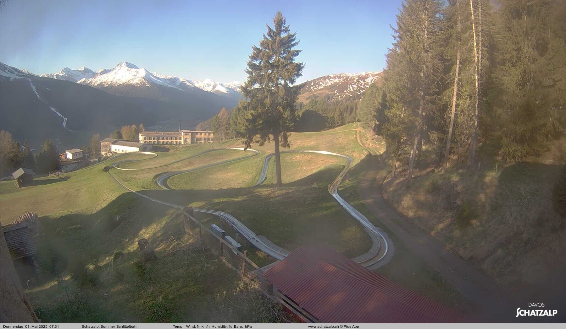 Schatzalp Sommer-Schlittelbahn